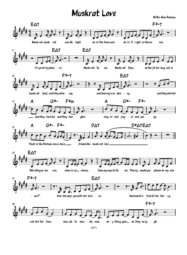 Sheet Music
